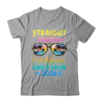 Caribbean Family Vacay Vacation 2026 Straight Trippin Shirt & Tank Top | siriusteestore