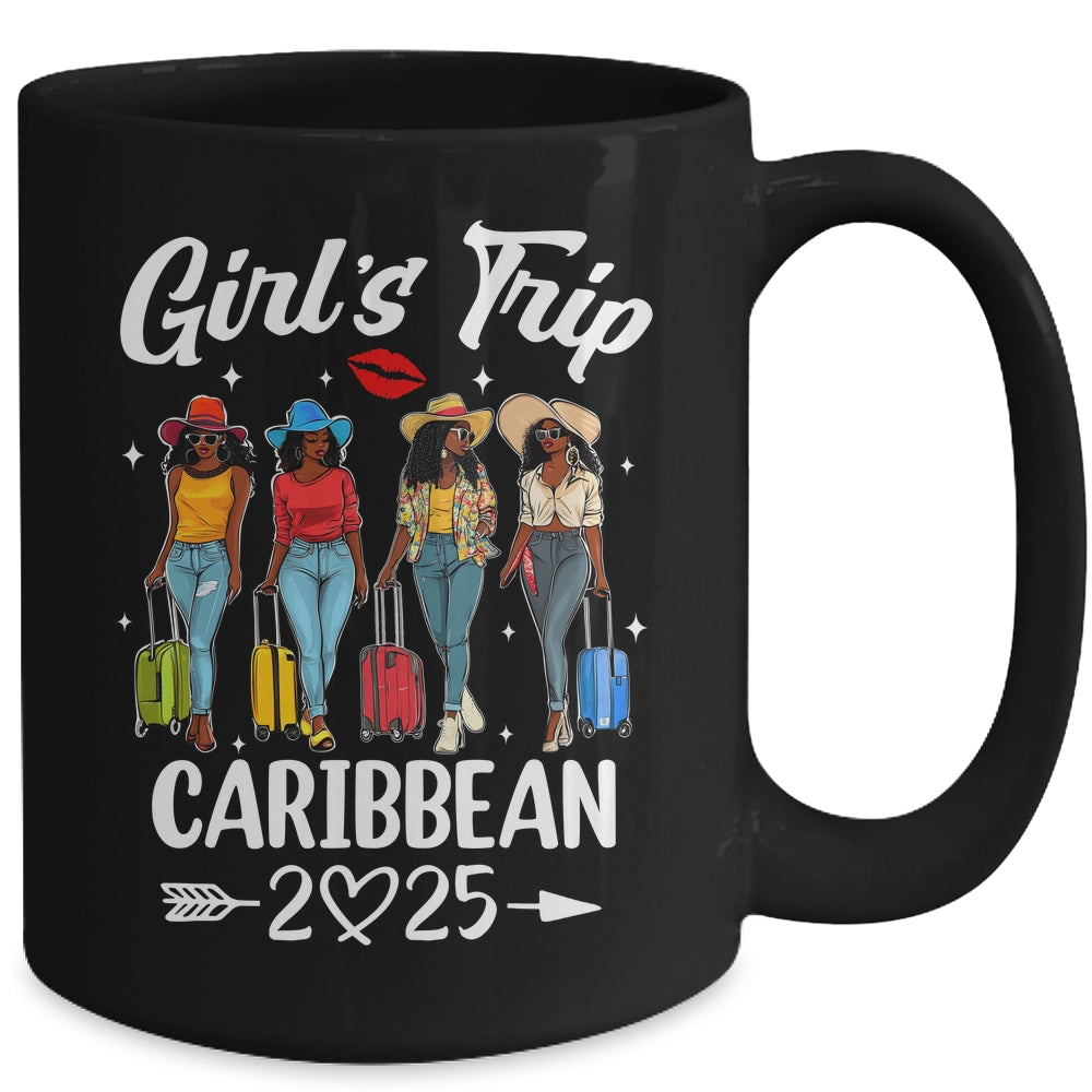 Caribbean Girls Trip 2025 Birthday Squad Women Vacation Mug | siriusteestore
