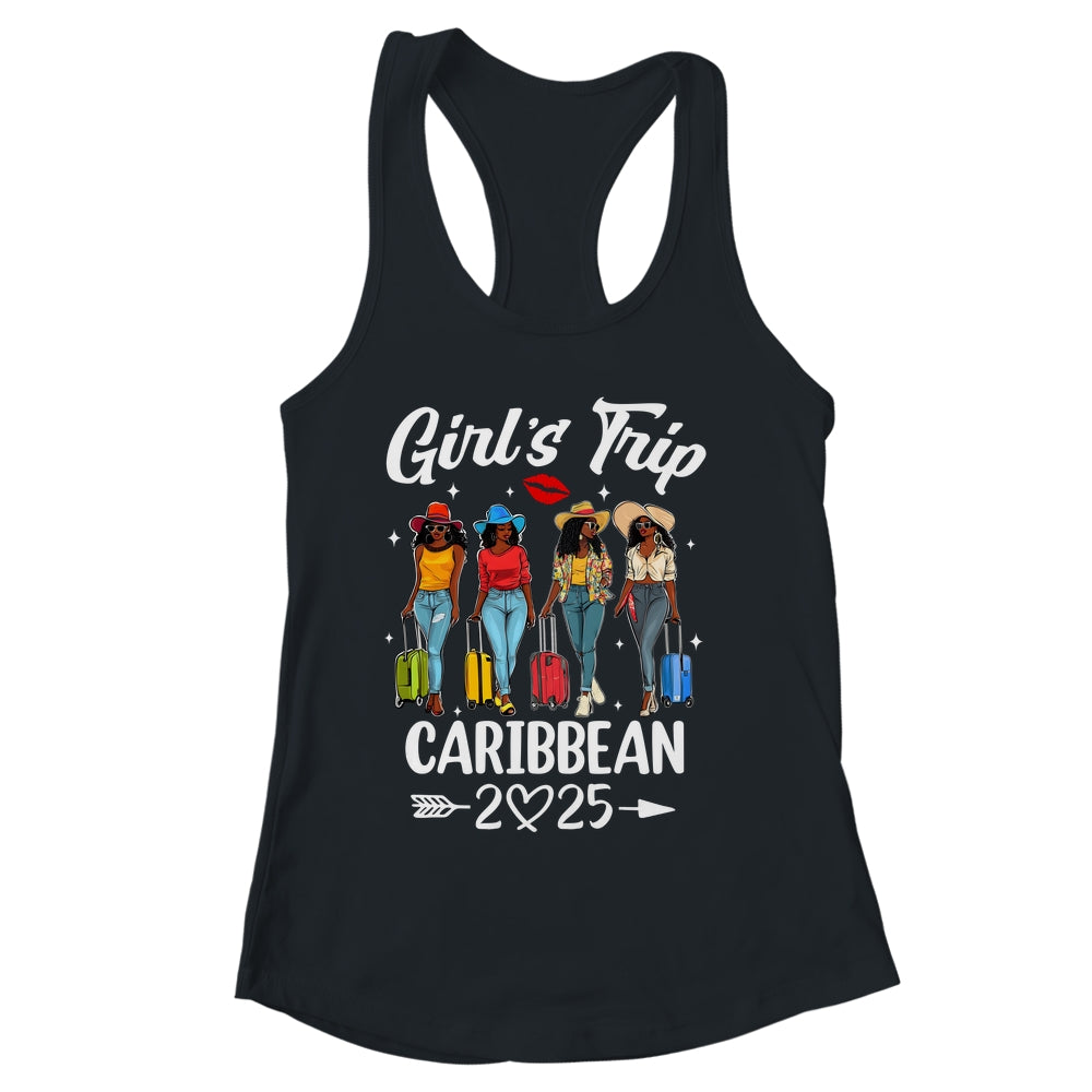 Caribbean Girls Trip 2025 Birthday Squad Women Vacation Shirt & Tank Top | siriusteestore