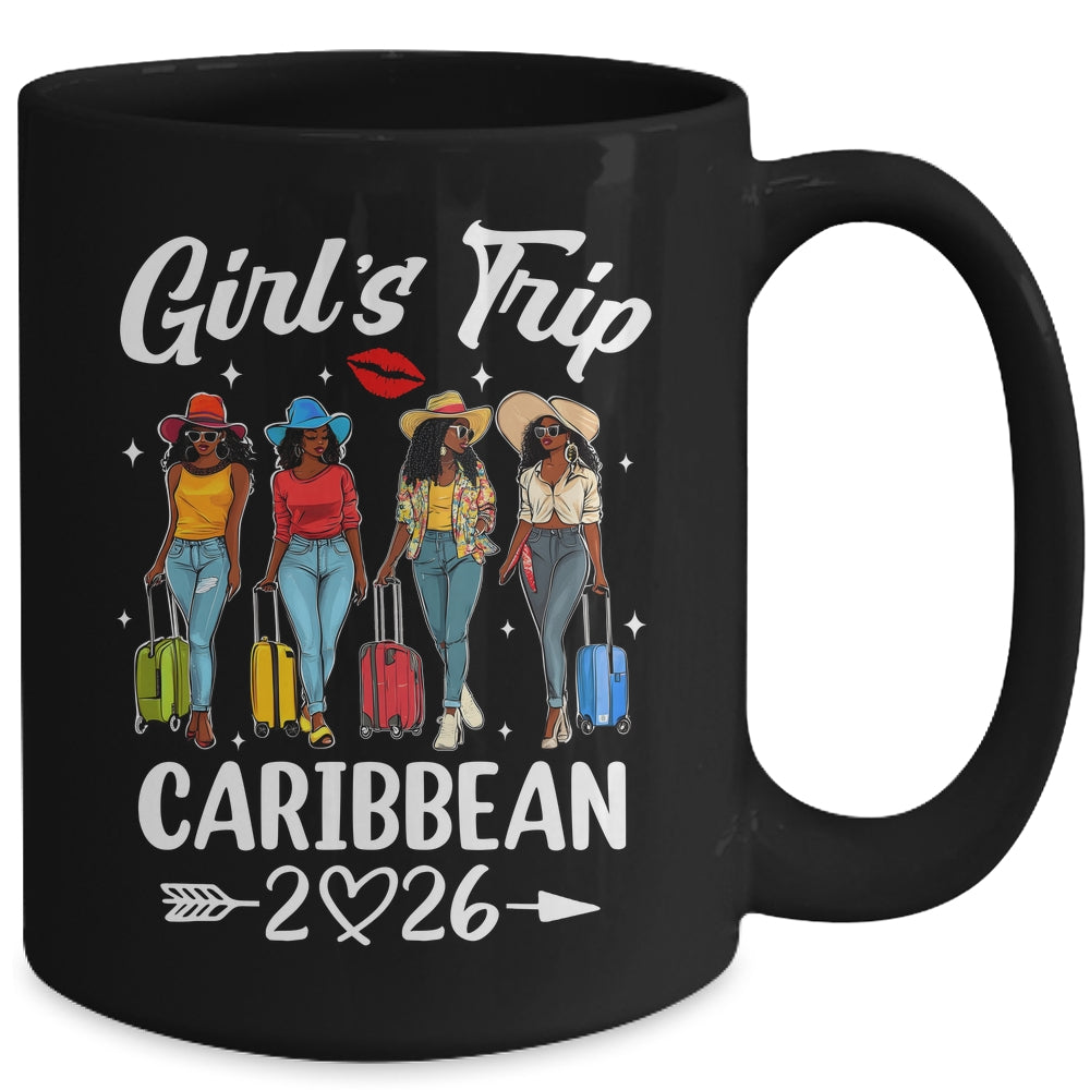 Caribbean Girls Trip 2026 Birthday Squad Women Vacation Mug | siriusteestore