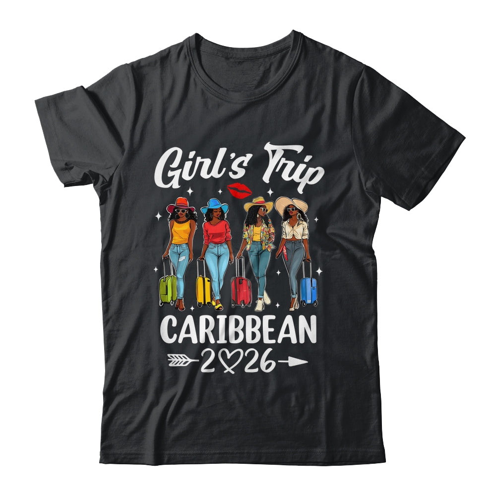 Caribbean Girls Trip 2026 Birthday Squad Women Vacation Shirt & Tank Top | siriusteestore