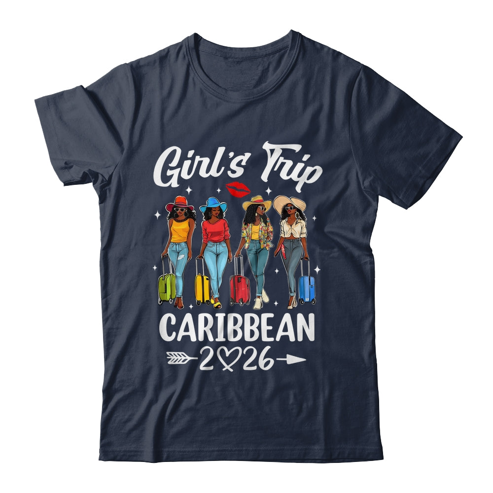 Caribbean Girls Trip 2026 Birthday Squad Women Vacation Shirt & Tank Top | siriusteestore