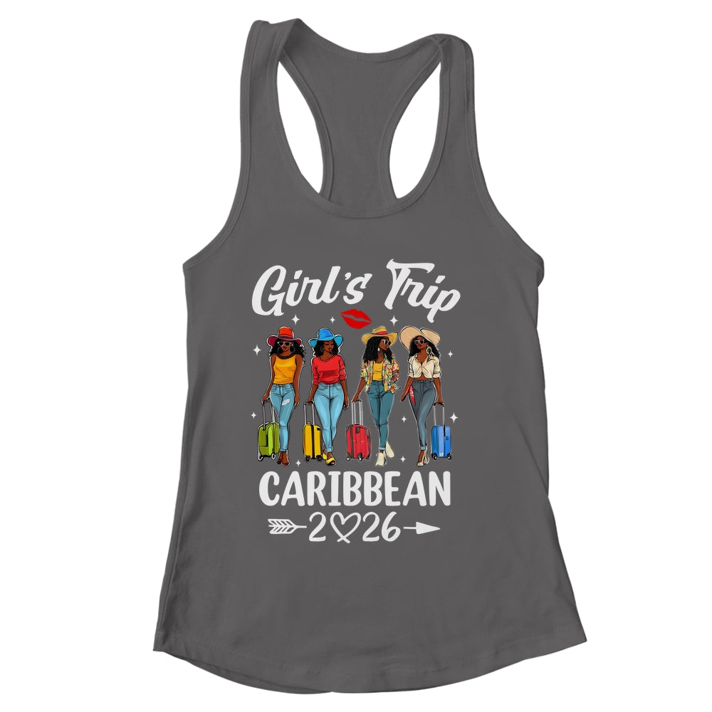 Caribbean Girls Trip 2026 Birthday Squad Women Vacation Shirt & Tank Top | siriusteestore