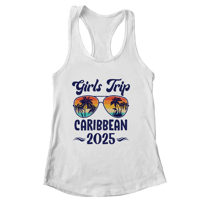 Caribbean Girls Trip Beach Vacation 2025 Matching Group Shirt & Tank Top | siriusteestore