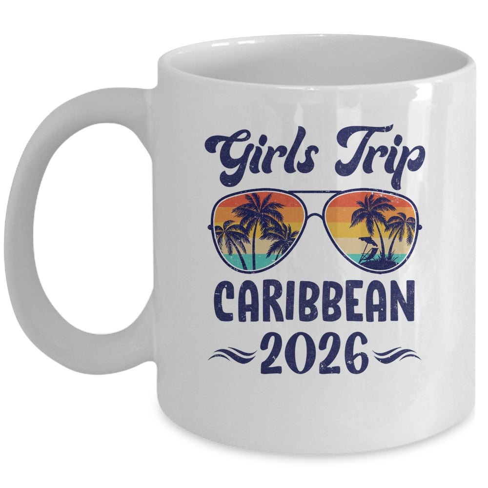 Caribbean Girls Trip Beach Vacation 2026 Matching Group Mug | siriusteestore