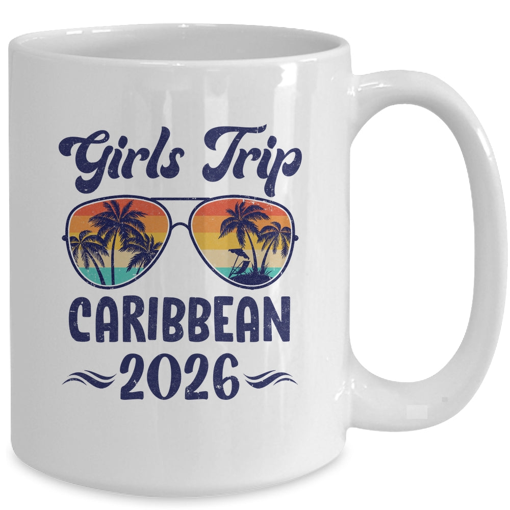 Caribbean Girls Trip Beach Vacation 2026 Matching Group Mug | siriusteestore