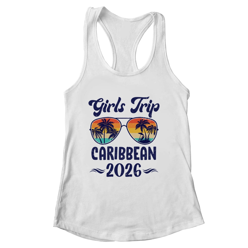Caribbean Girls Trip Beach Vacation 2026 Matching Group Shirt & Tank Top | siriusteestore