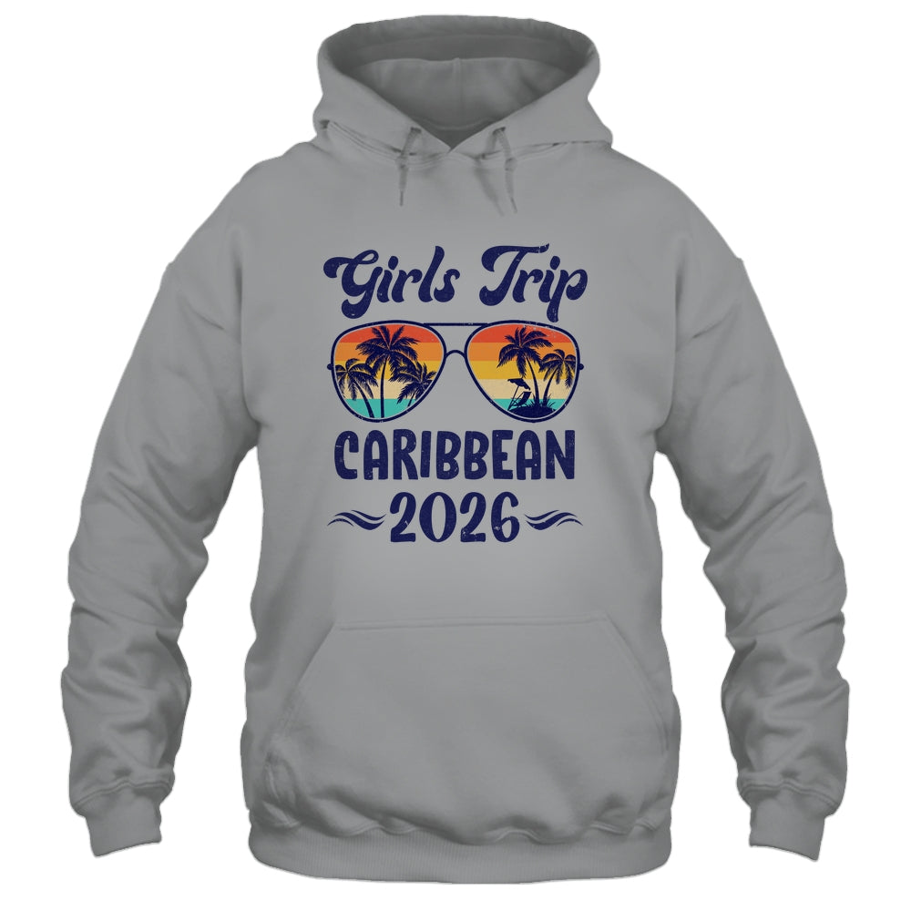 Caribbean Girls Trip Beach Vacation 2026 Matching Group Shirt & Tank Top | siriusteestore