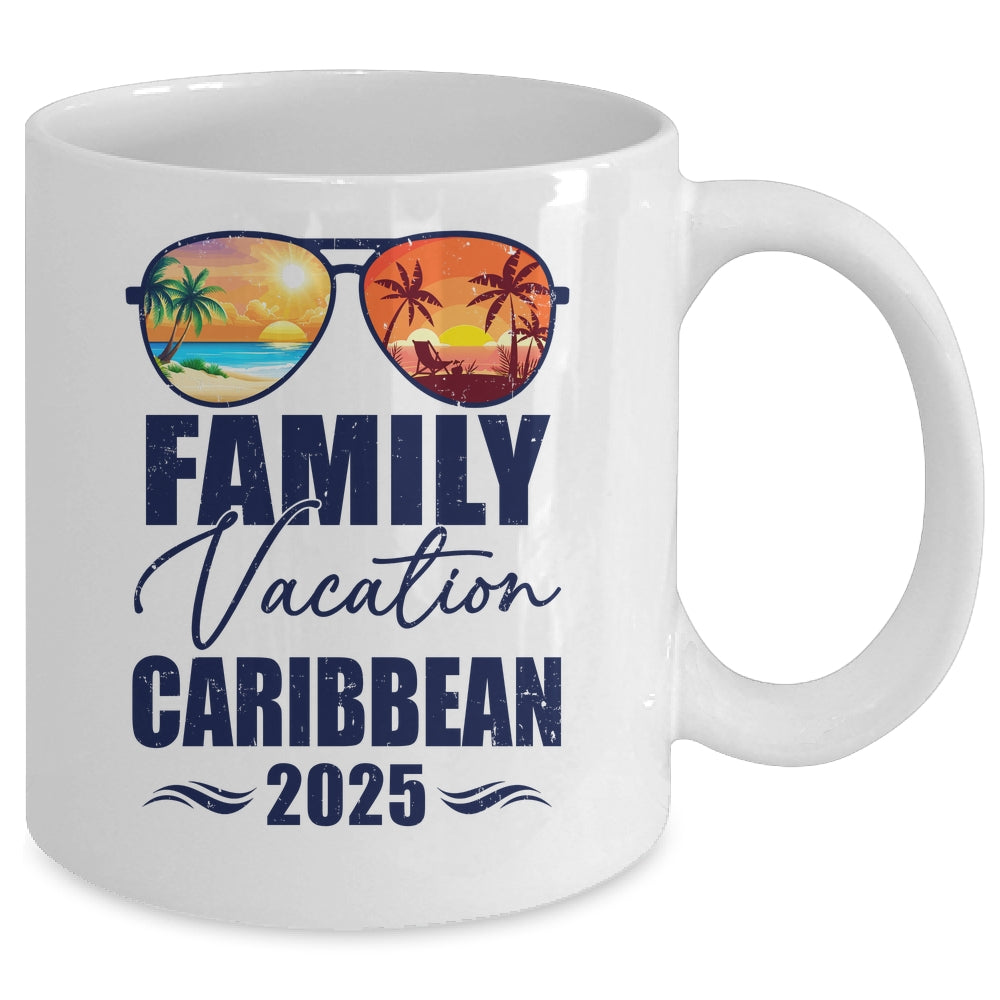Caribbean Matching Family Vacation 2025 Making Memories Mug | siriusteestore