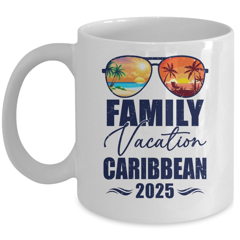 Caribbean Matching Family Vacation 2025 Making Memories Mug | siriusteestore