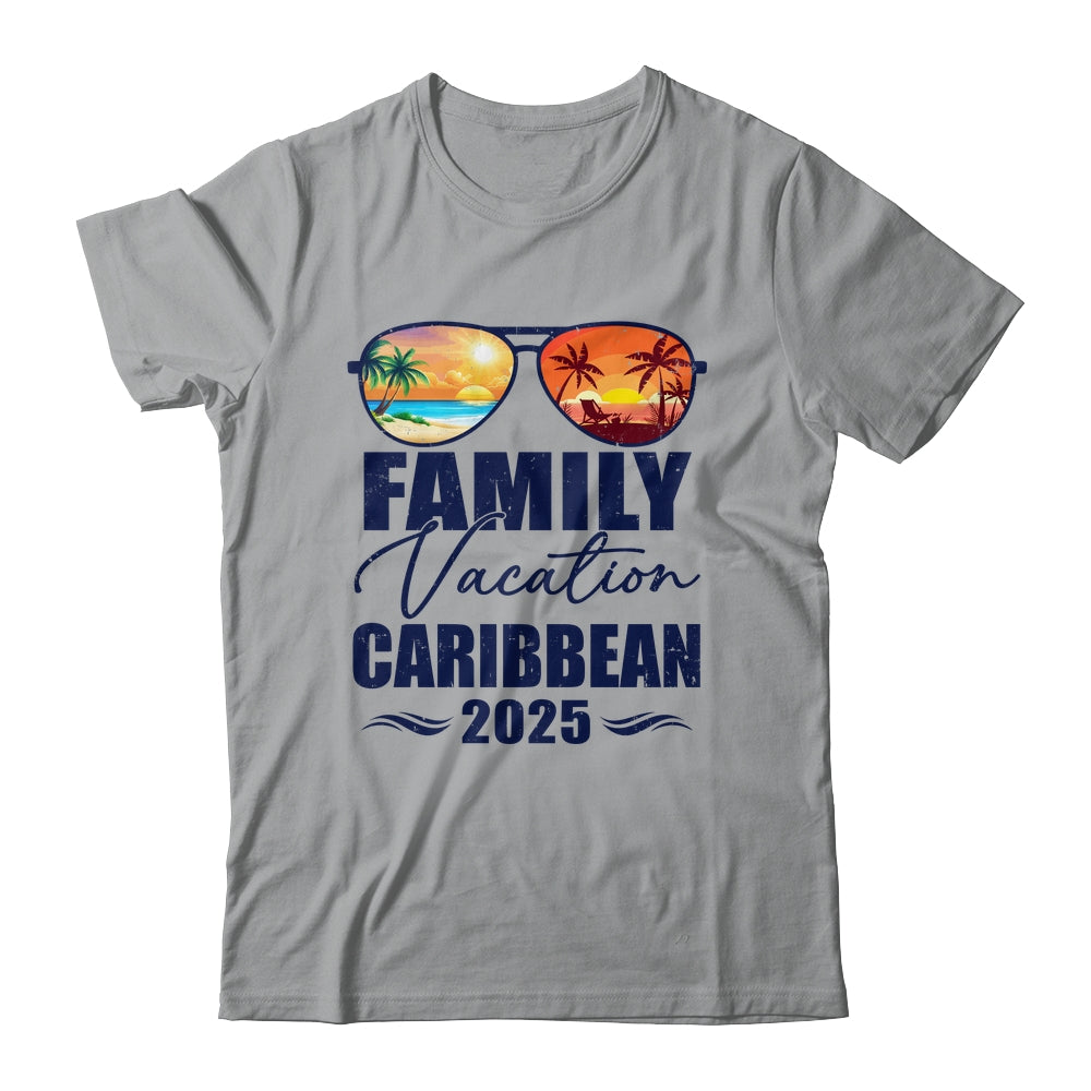 Caribbean Matching Family Vacation 2025 Making Memories Shirt & Tank Top | siriusteestore