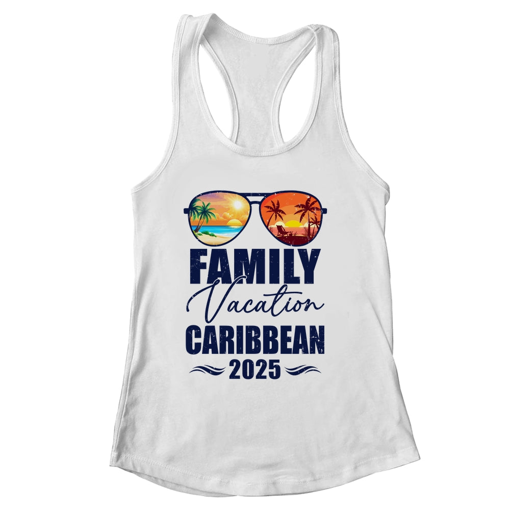 Caribbean Matching Family Vacation 2025 Making Memories Shirt & Tank Top | siriusteestore