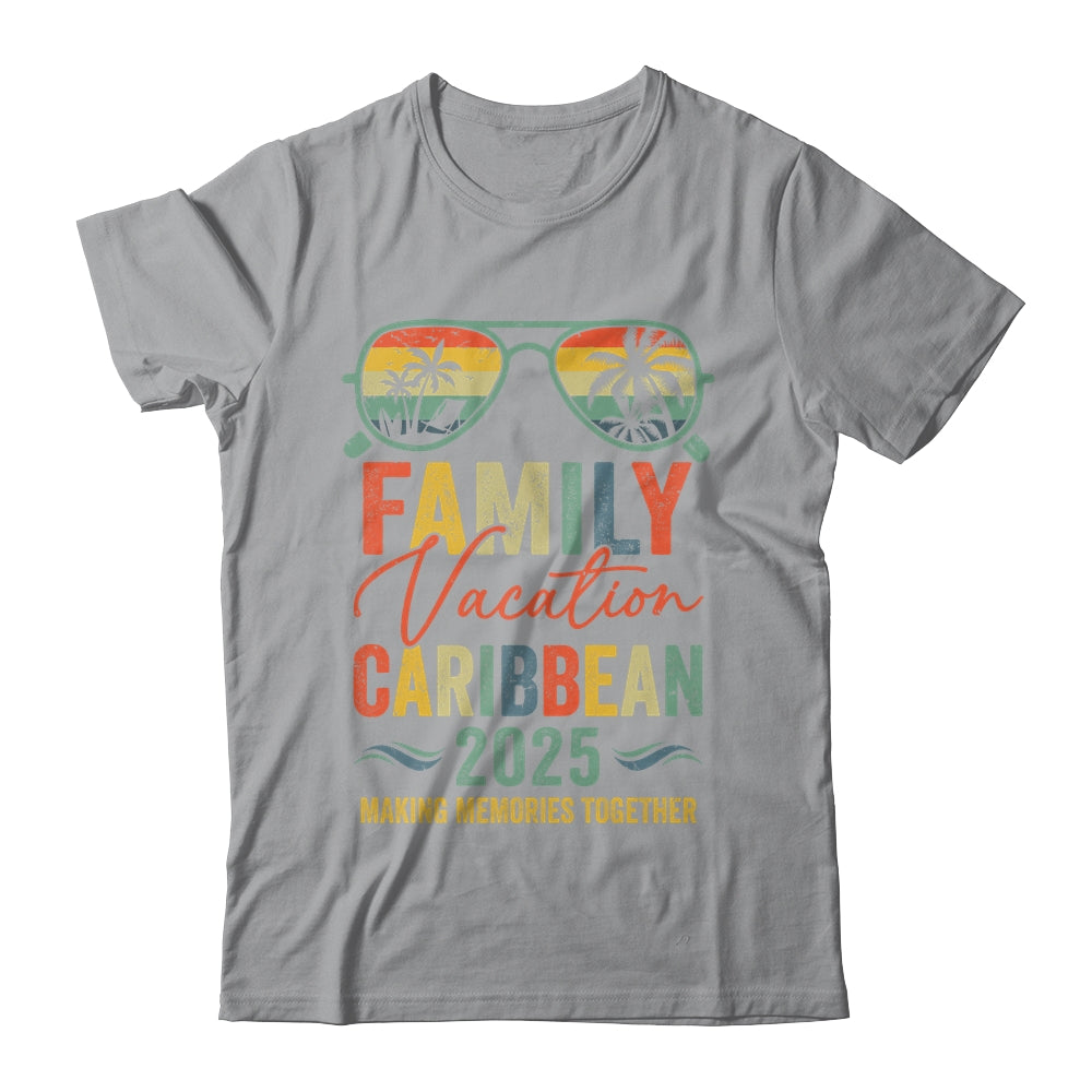 Caribbean Vacation 2025 Matching Family Group Summer Shirt & Tank Top | siriusteestore