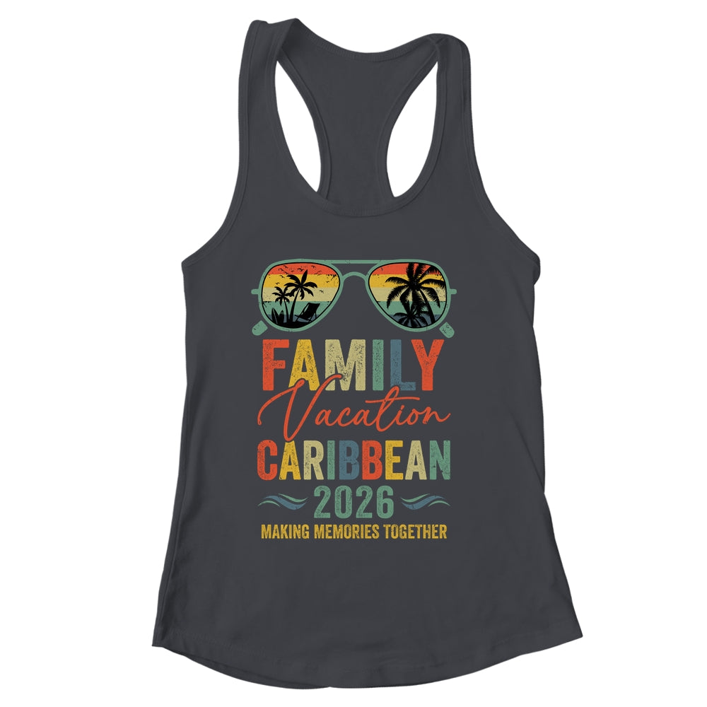 Caribbean Vacation 2026 Matching Family Group Summer Shirt & Tank Top | siriusteestore