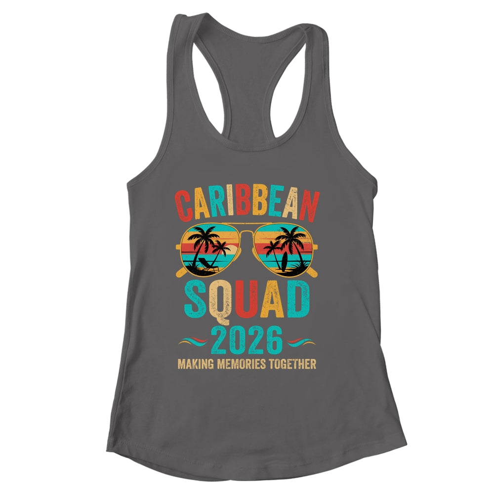 Caribbean Vacation Squad 2026 Family Matching Vintage Shirt & Tank Top | siriusteestore