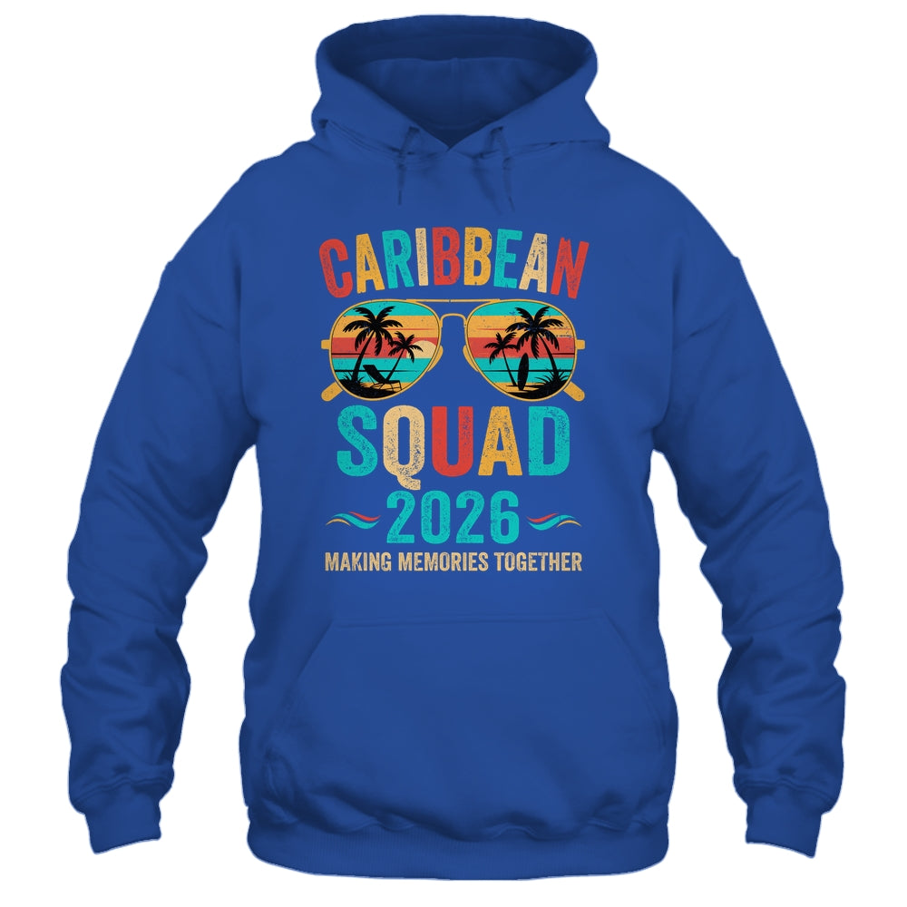 Caribbean Vacation Squad 2026 Family Matching Vintage Shirt & Tank Top | siriusteestore