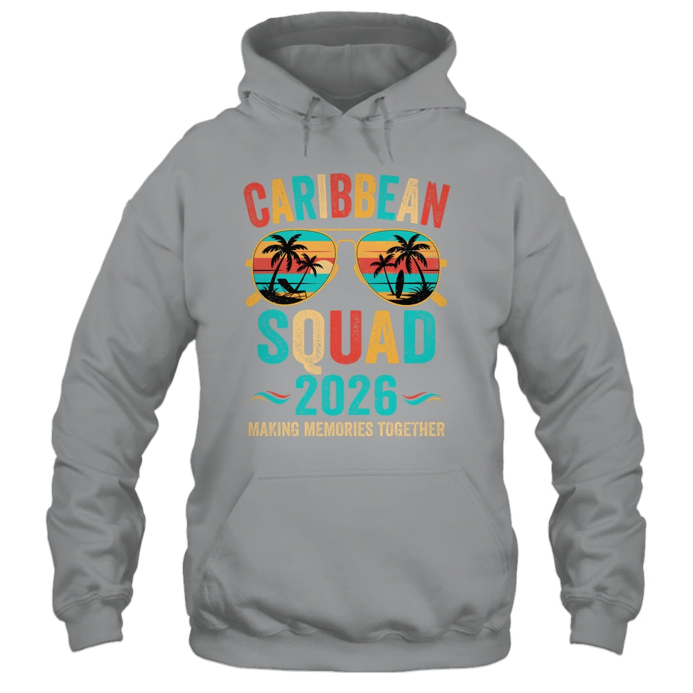 Caribbean Vacation Squad 2026 Family Matching Vintage Shirt & Tank Top | siriusteestore