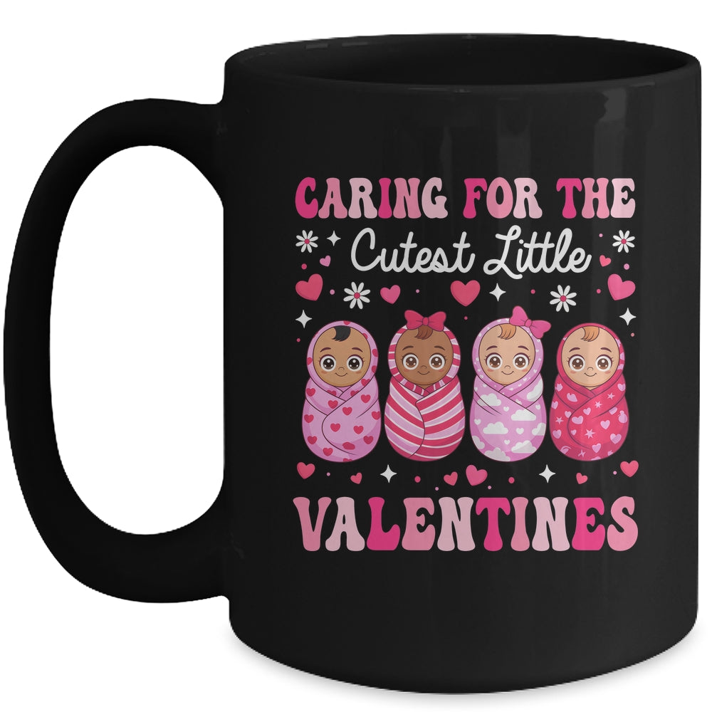 Caring For The Cutest Little Valentines NICU Nurse Cute Baby Mug | siriusteestore