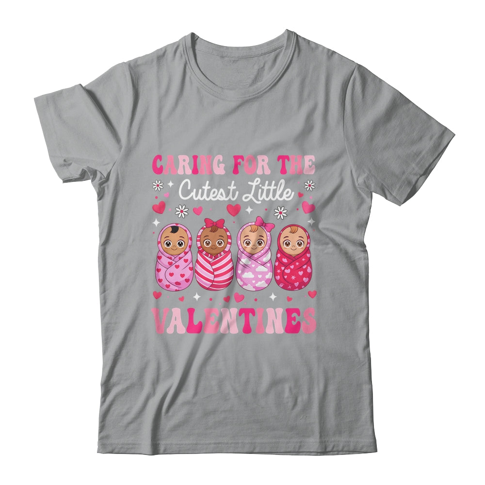 Caring For The Cutest Little Valentines NICU Nurse Cute Baby Shirt & Tank Top | siriusteestore