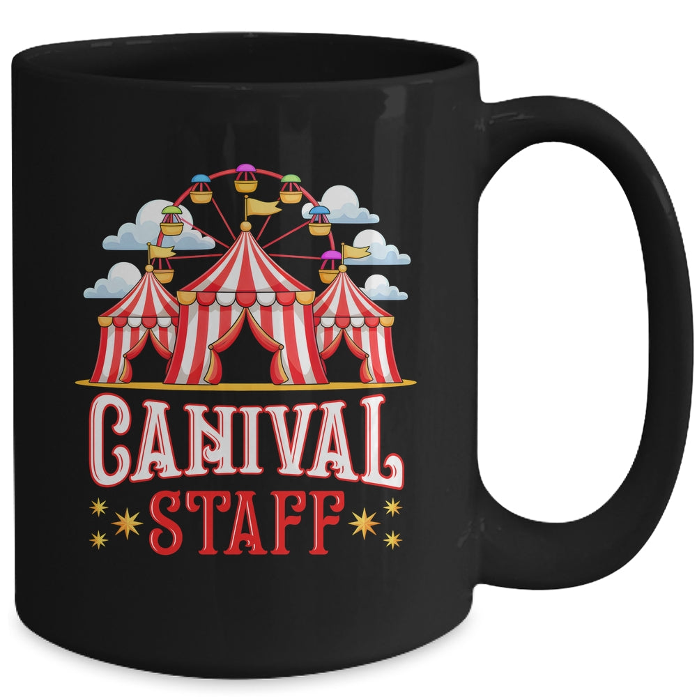 Carnival Staff Funny Circus Staff Costume Circus Theme Party Mug | siriusteestore