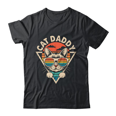 Cat Daddy Retro Sunglasses Cat Fur Dad Papa Vintage Cat Dad Shirt & Hoodie | siriusteestore