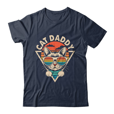 Cat Daddy Retro Sunglasses Cat Fur Dad Papa Vintage Cat Dad Shirt & Hoodie | siriusteestore
