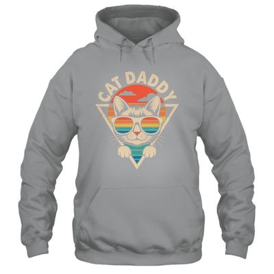 Cat Daddy Retro Sunglasses Cat Fur Dad Papa Vintage Cat Dad Shirt & Hoodie | siriusteestore