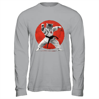 Cat Karate Judo Japan Japanese Flag Funny Kung Fu Fighting Shirt & Hoodie | siriusteestore
