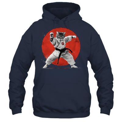 Cat Karate Judo Japan Japanese Flag Funny Kung Fu Fighting Shirt & Hoodie | siriusteestore