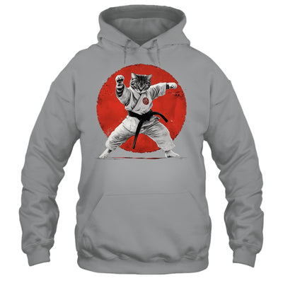 Cat Karate Judo Japan Japanese Flag Funny Kung Fu Fighting Shirt & Hoodie | siriusteestore