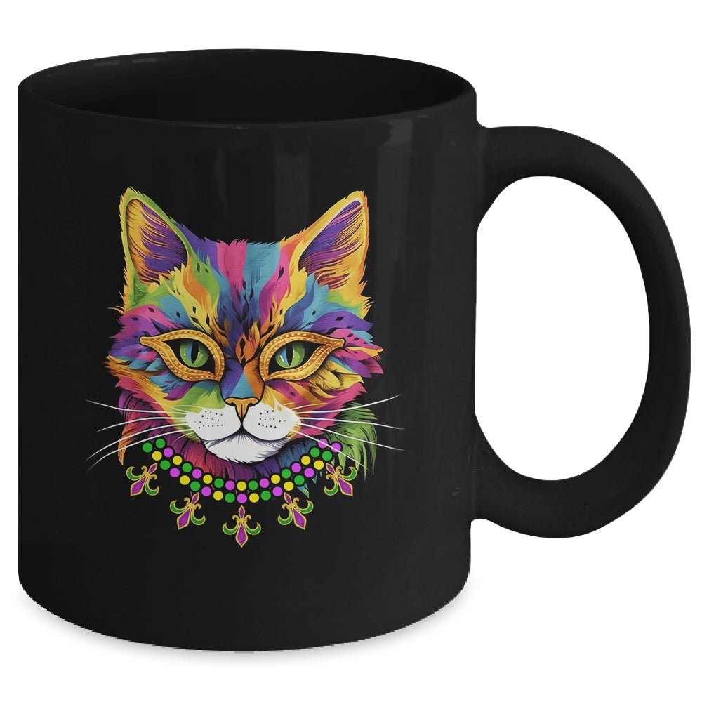 Cat Mardi Gras Outfit Costume For Men Women Girl Mug | siriusteestore