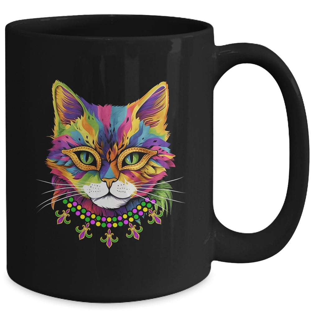 Cat Mardi Gras Outfit Costume For Men Women Girl Mug | siriusteestore