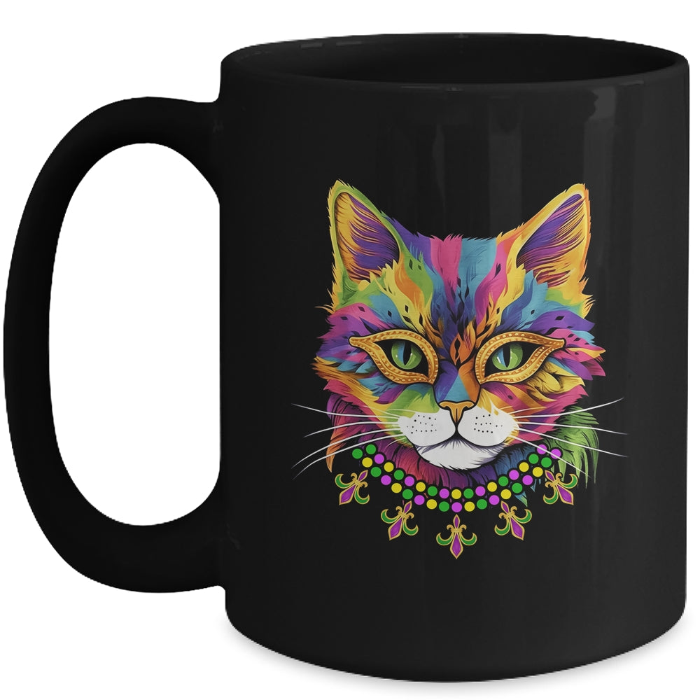 Cat Mardi Gras Outfit Costume For Men Women Girl Mug | siriusteestore