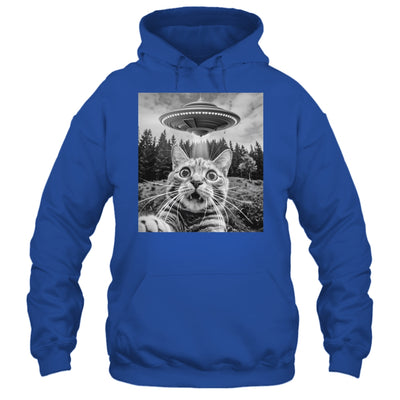 Cat Selfie With Alien UFO Funny Cat For Men Women Kids Shirt & Tank Top | siriusteestore