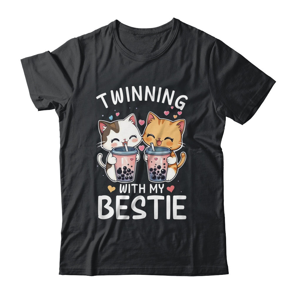 Cat Twinning With My Bestie Friends Spirit Week Girls Kids Shirt & Tank Top | siriusteestore