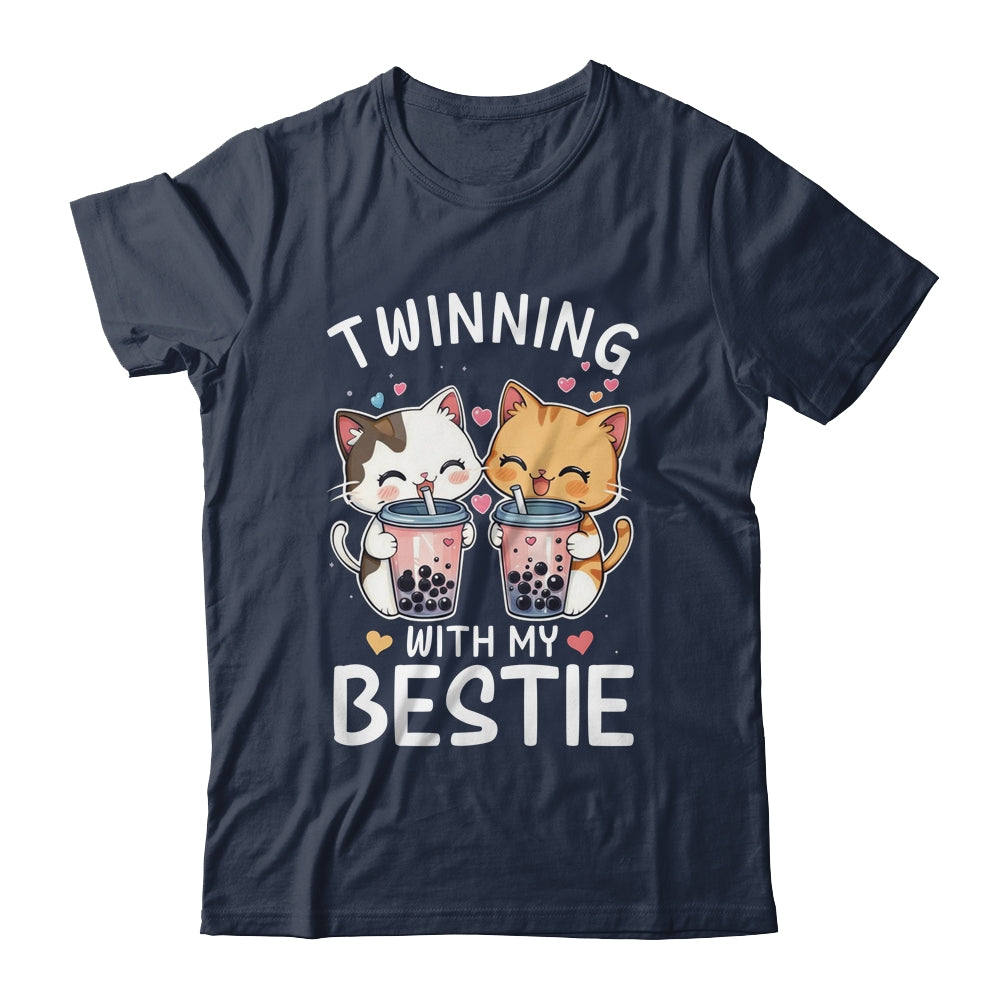 Cat Twinning With My Bestie Friends Spirit Week Girls Kids Shirt & Tank Top | siriusteestore