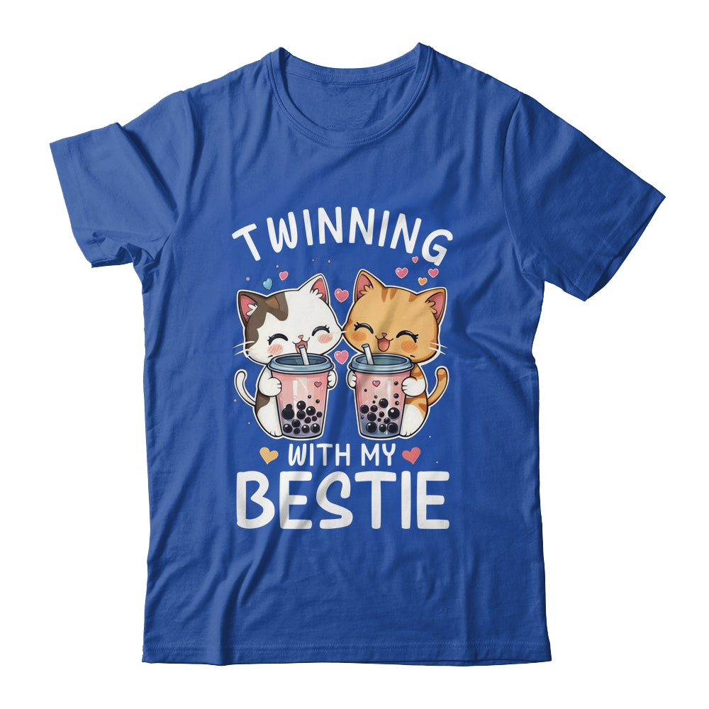 Cat Twinning With My Bestie Friends Spirit Week Girls Kids Shirt & Tank Top | siriusteestore