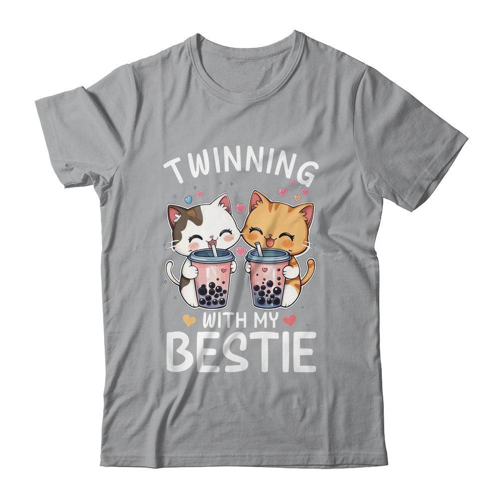 Cat Twinning With My Bestie Friends Spirit Week Girls Kids Shirt & Tank Top | siriusteestore