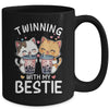 Cat Twinning With My Bestie Friends Spirit Week Girls Kids Mug | siriusteestore