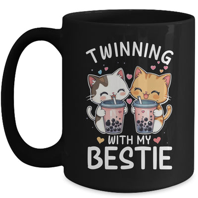 Cat Twinning With My Bestie Friends Spirit Week Girls Kids Mug | siriusteestore