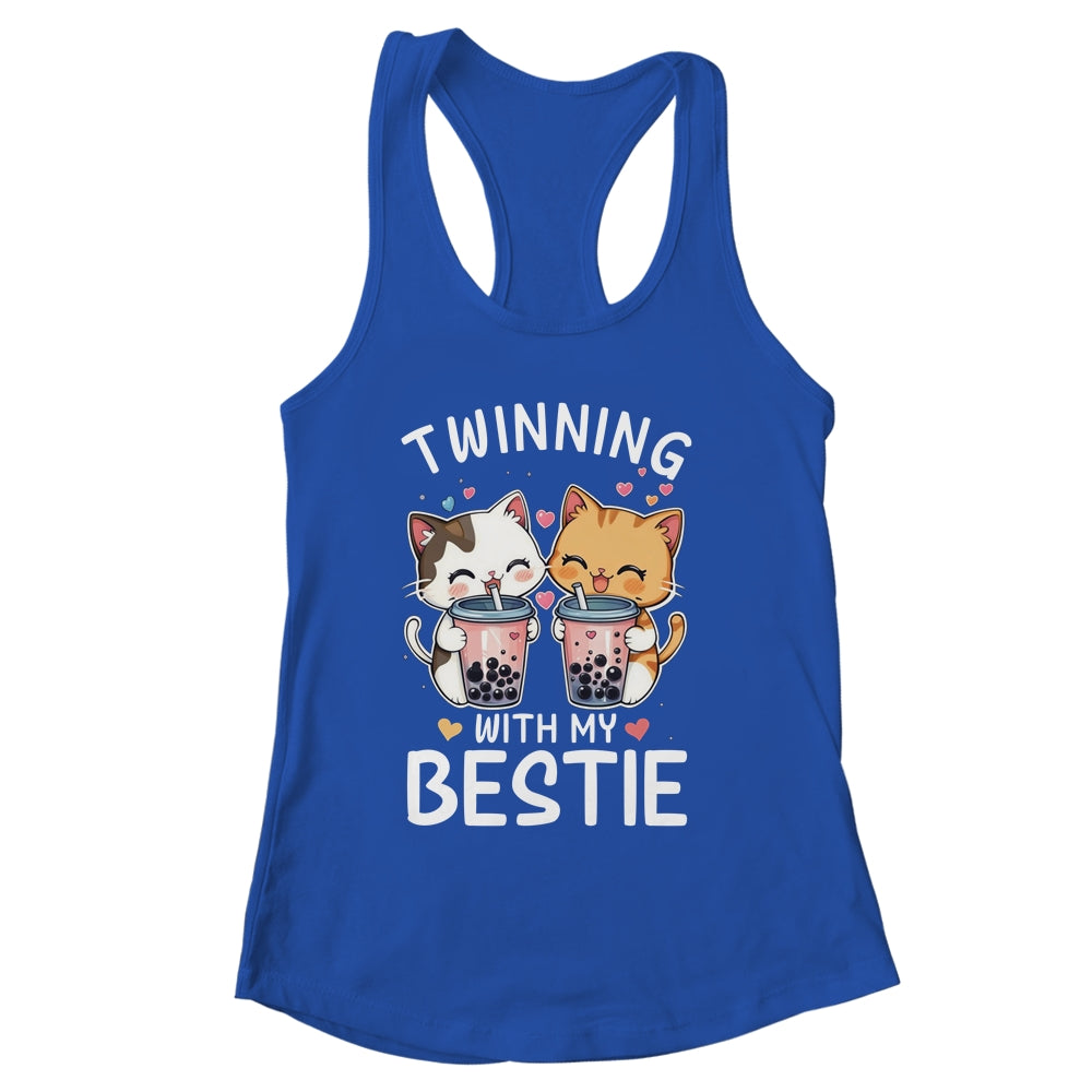 Cat Twinning With My Bestie Friends Spirit Week Girls Kids Shirt & Tank Top | siriusteestore