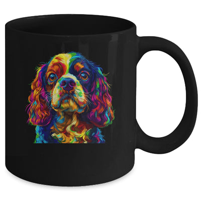 Cavalier King Charles Spaniel Dog Colorful Face Dog Lover Men Women Mug | siriusteestore