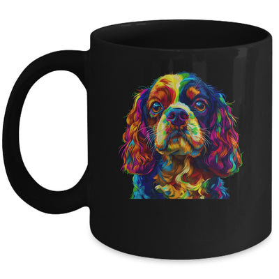 Cavalier King Charles Spaniel Dog Colorful Face Dog Lover Men Women Mug | siriusteestore