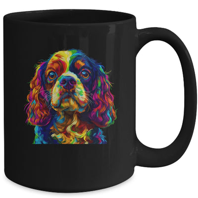 Cavalier King Charles Spaniel Dog Colorful Face Dog Lover Men Women Mug | siriusteestore