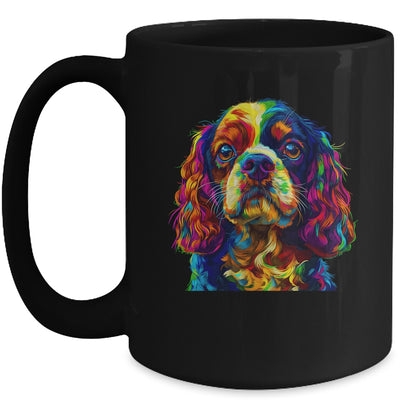Cavalier King Charles Spaniel Dog Colorful Face Dog Lover Men Women Mug | siriusteestore