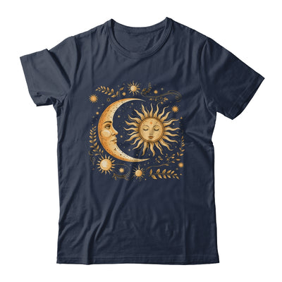 Celestial Sun Moon Flower Astrology Moon Phases Mystical Shirt & Tank Top | siriusteestore
