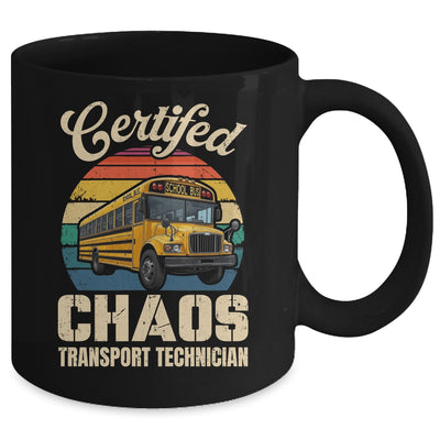 Certified School Bus Driver Art Men Women School Bus Funny Mug | siriusteestore
