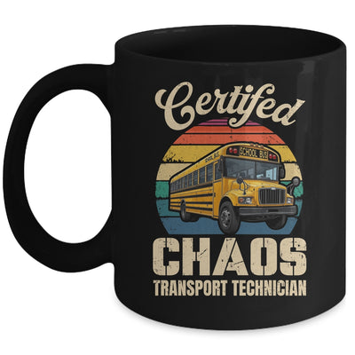 Certified School Bus Driver Art Men Women School Bus Funny Mug | siriusteestore