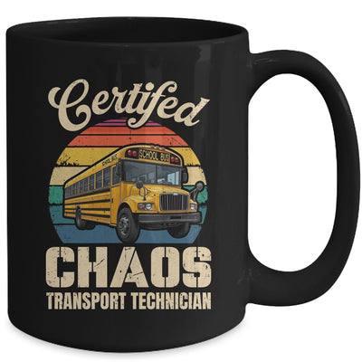Certified School Bus Driver Art Men Women School Bus Funny Mug | siriusteestore
