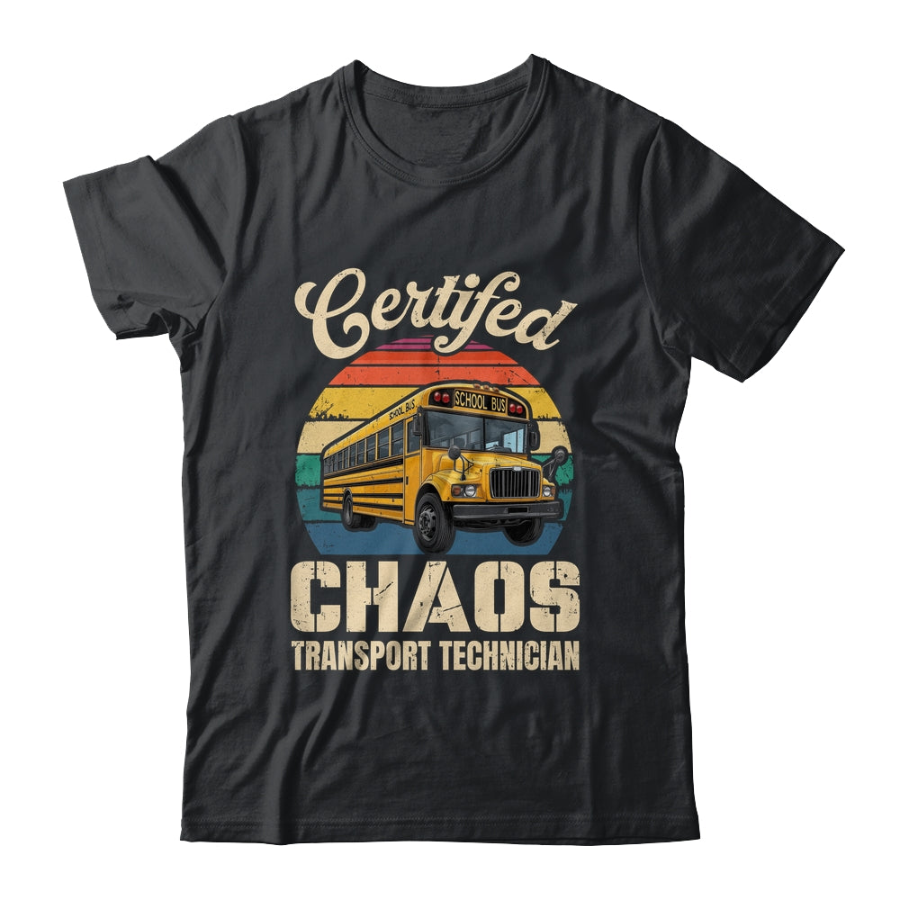 Certified School Bus Driver Art Men Women School Bus Funny Shirt & Hoodie | siriusteestore